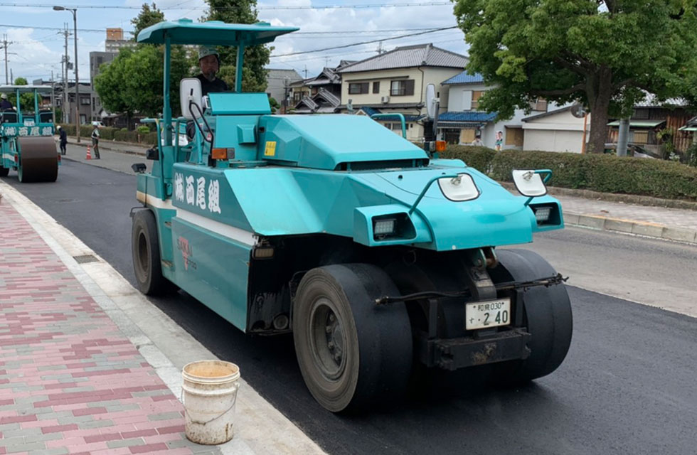 アスファルト舗装のイメージ